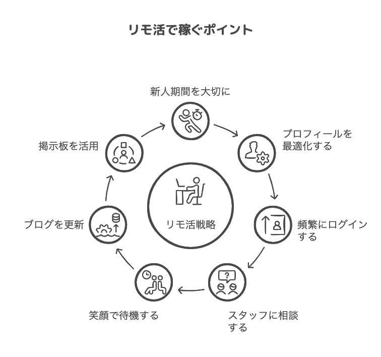 リモ活で稼ぐポイント